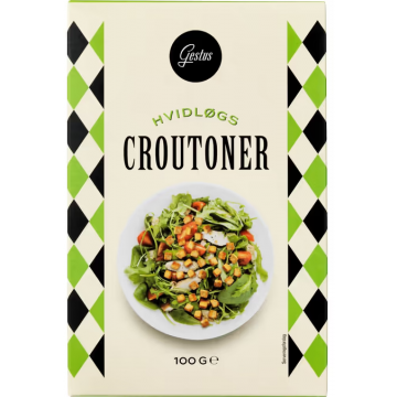 GESTUS CROUTONER HVIDLØG 100 G