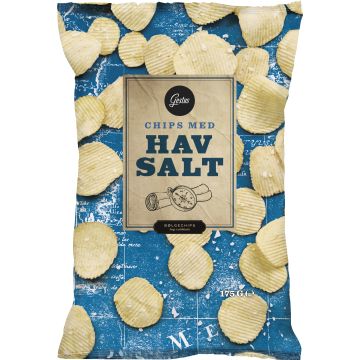 GESTUS CHIPS HAVSALT 175 G
