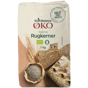 GB SKÅRNE RUGKERNER ØKO 1 KG