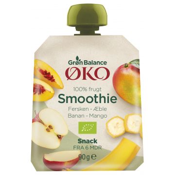 GB SMOOTHIE FERSK/MANGO ØKO 90 G