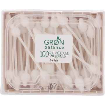 Grøn Balance Baby Wattenstaafjes Bio