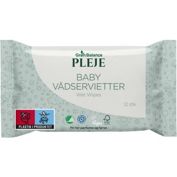 GB VÅDSERVIETTER BABY 3X12 36 ST