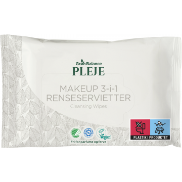 Grøn Balance Make-up Reinigingsdoekjes