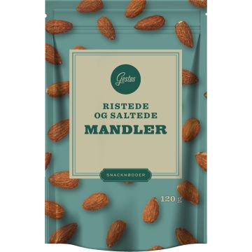 GESTUS MANDLER RISTET/SALT 120 G