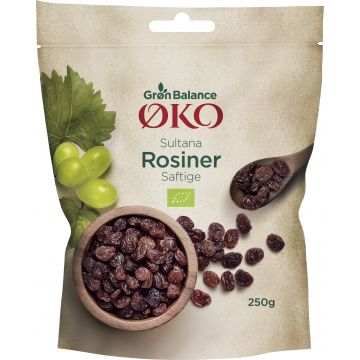GREEN BALANCE ROSINER SULTANA ØKO 250 G