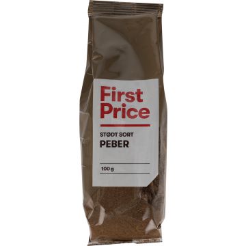 FP STØDT SORT PEBER 100 G