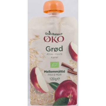 GB GRØD HAVRE/ÆBL/KANE ØKO 120 G