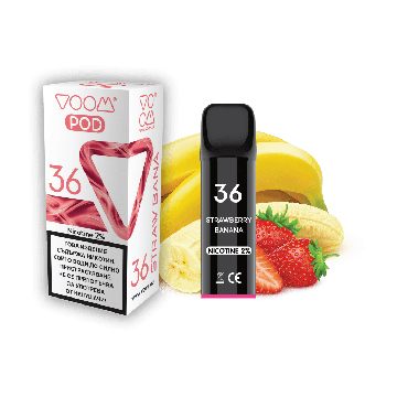 VOOM 36 Strawberry Banana Wegwerp