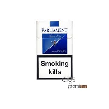 Parliament Aqua Blue 100S Box