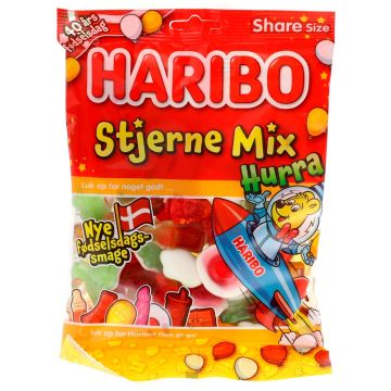 Haribo Stjerne Mix Hurra