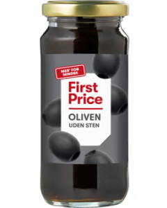 FP OLIVEN SORTE U/STEN 350 G