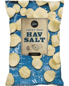 GESTUS CHIPS HAVSALT 175 G
