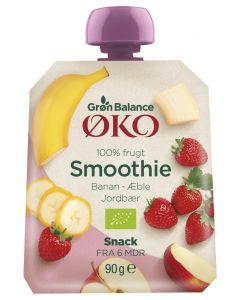 GB SMOOTHIE JORBÆR/BAN ØKO 90 G