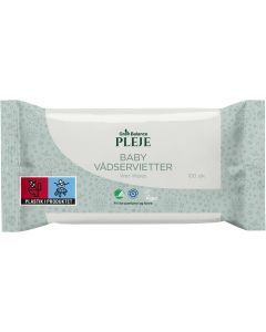 GB VÅDSERVIETTER BABY M/LÅ 100 ST