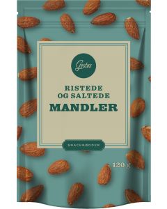 GESTUS MANDLER RISTET/SALT 120 G