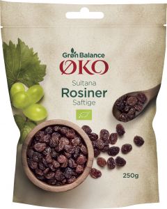 GREEN BALANCE ROSINER SULTANA ØKO 250 G