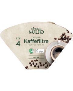 GB KAFFEFILTER BRUN NR 4 200 ST