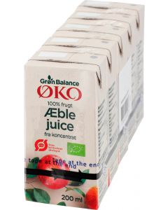 GB ÆBLE JUICE 5X200 ML ØKO 1000 ML