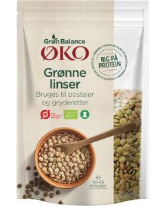 GB GRØNNE LINSER ØKO 400 G