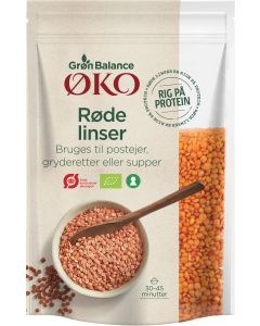 GB RØDE LINSER ØKO 400 G