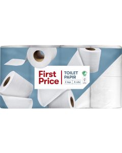 FP TOILETPAPIR 1/1 PL 8 RL