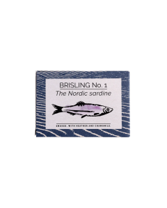 Tin of Fangst Brisling No. 1 premium Nordic brisling sardines