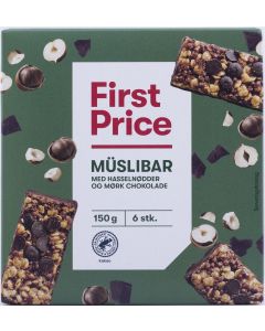 First Price M&uuml;slibalken Choco Hazelnoot