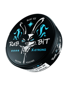 RaBBiT Blue Ice X-Strong Nicotinezakjes