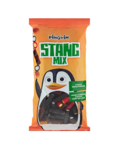 Pingvin Stang Mix Display 900g blanding af frugt- og lakridsstænger