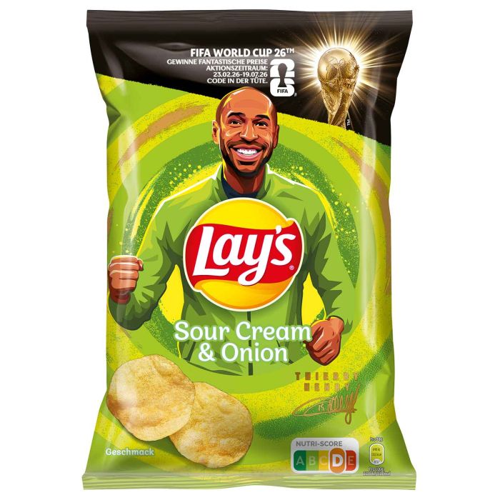Lay's Chips Creme Fraiche & Løg