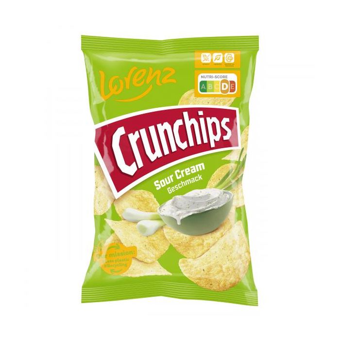 Lorenz Chips Creme Fraiche og Løg