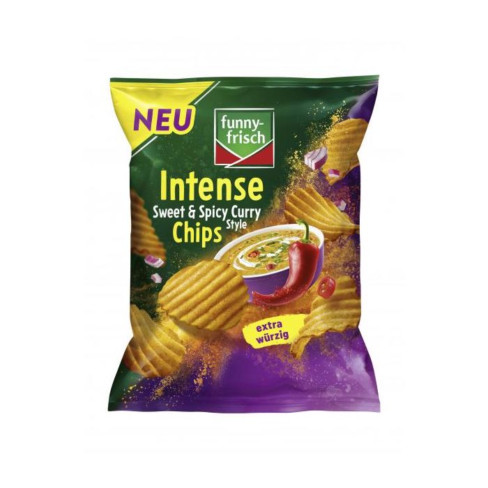 funny-frisch Chips Intense Sødt-Krydret Karry