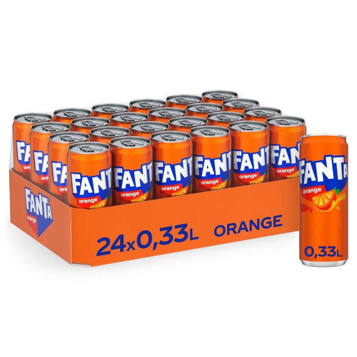Fanta Orange 330 ml sleek dåse