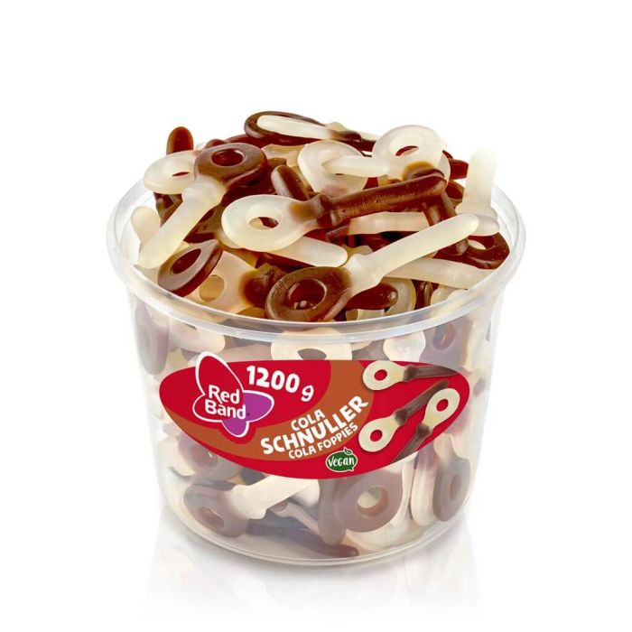 Red Band Cola Schnuller vingummisutter med frisk og intens colasmag